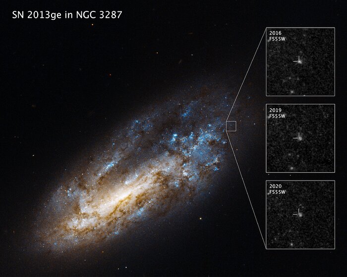 Hubble Reveals Surviving Companion Star In Aftermath Of Supernova