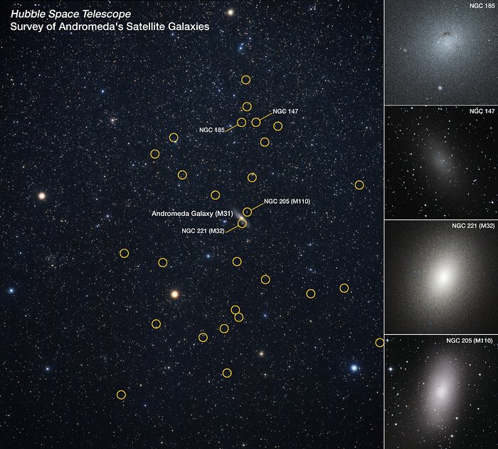 Survey of Andromeda's satellite galaxies