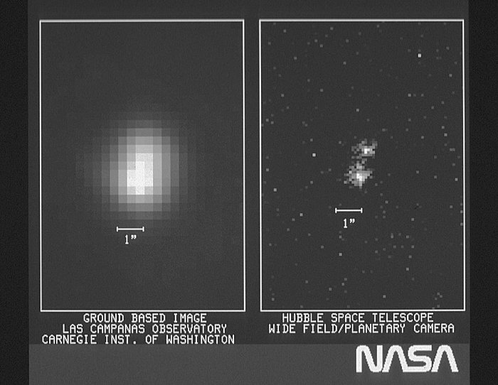 The resolving power of the Hubble Space Telescope