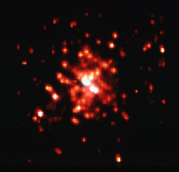 Star cluster R136 - wide field and planetary camera