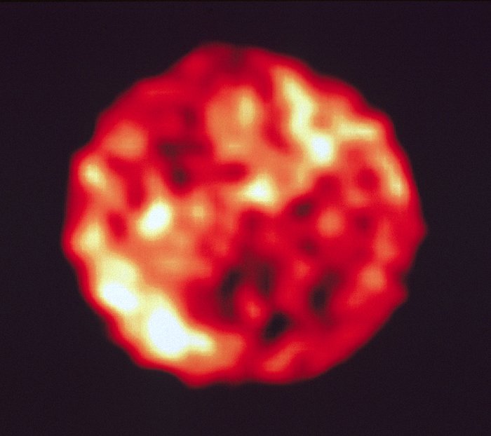 NASA Hubble Space Telescope High Resolution Uv Image of Jupiter's Satellite Io