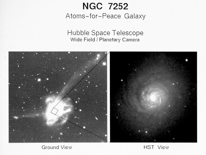 Spiral disk and globular star clusters at the core of a colliding galaxy