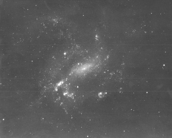 Ground-based image of Seyfert galaxy NGC 4395