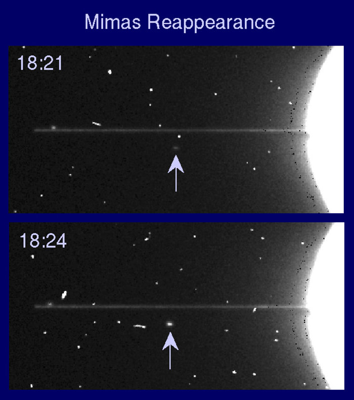 Reappearance of Saturn's satellite Mimas