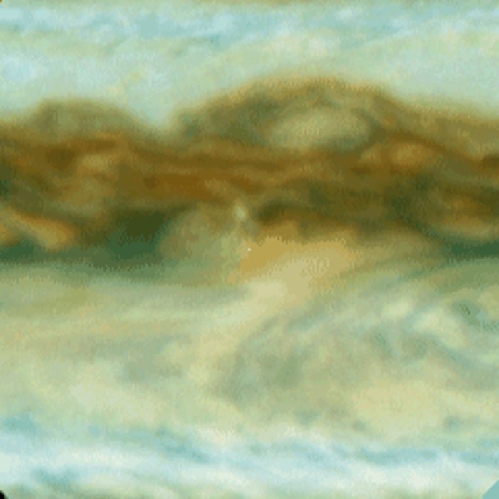 Galileo Probe Entry Site on Jupiter