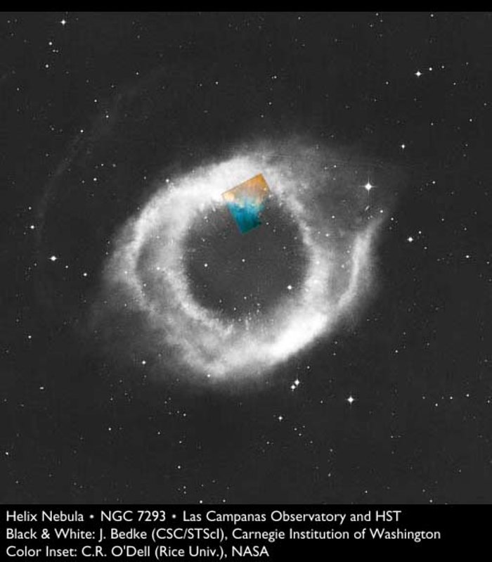 Colliding Gas in the Helix Nebula