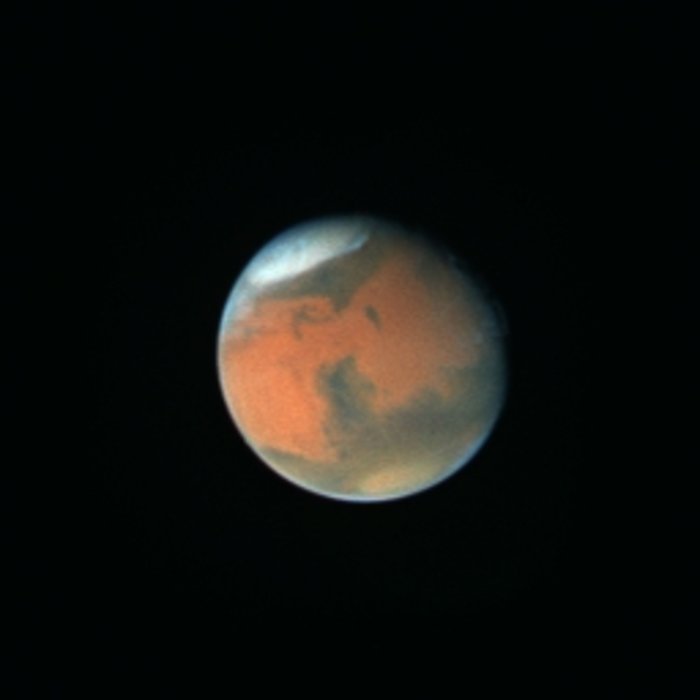 Mars in October 1996