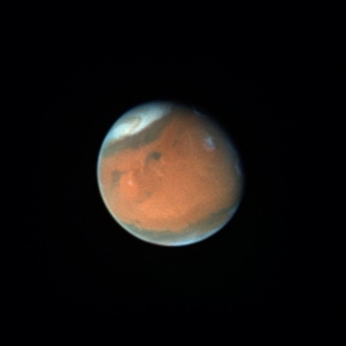 Mars in October 1996