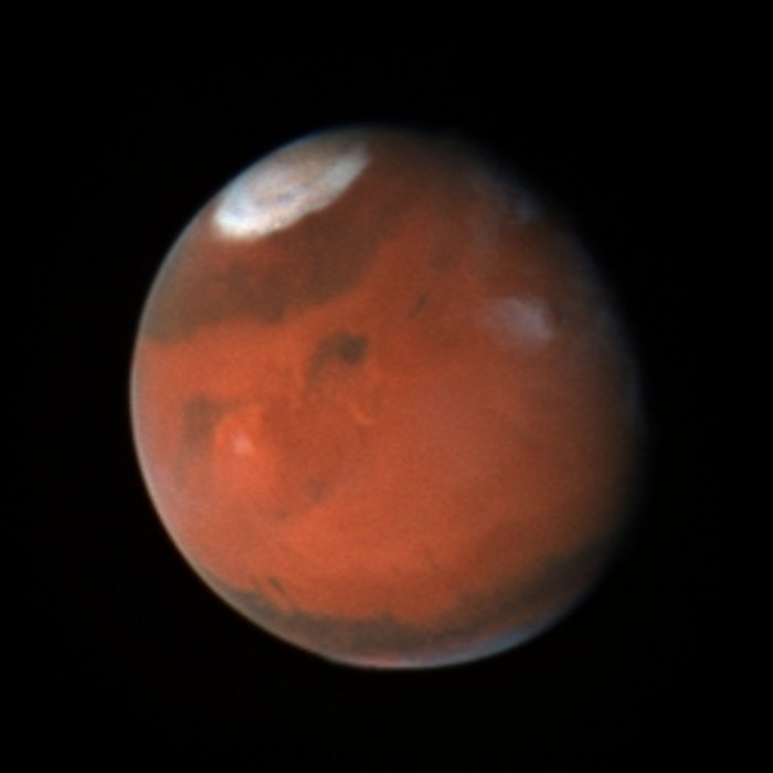 Mars in September 1996