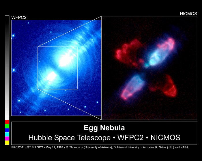 NICMOS Peers Into Heart of Dying Star