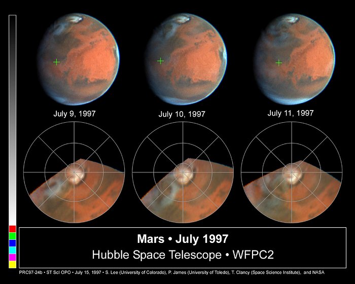 Rapid Weather Changes Observed on Mars