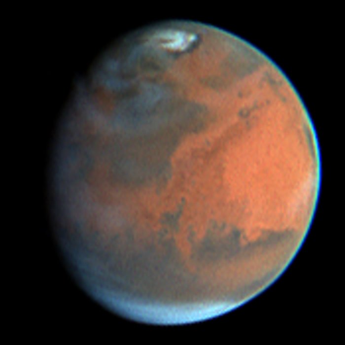 Rapid Weather Change Observed on Mars