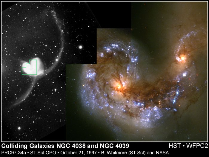 Colliding Galaxies NGC 4038 and NGC 4039