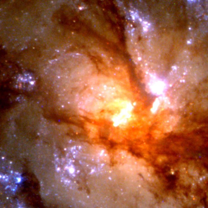 Close-Up of Star Formation in Antennae Galaxy