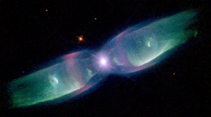 Hubble sees supersonic exhaust from nebula