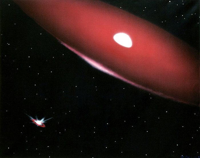 The Phi Persei Duo (artist's impression)