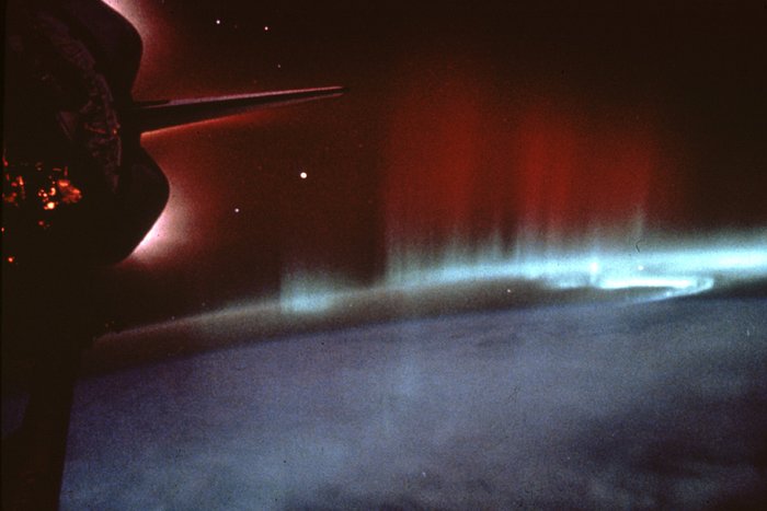 Shuttle Photos Of Earth's Auroras