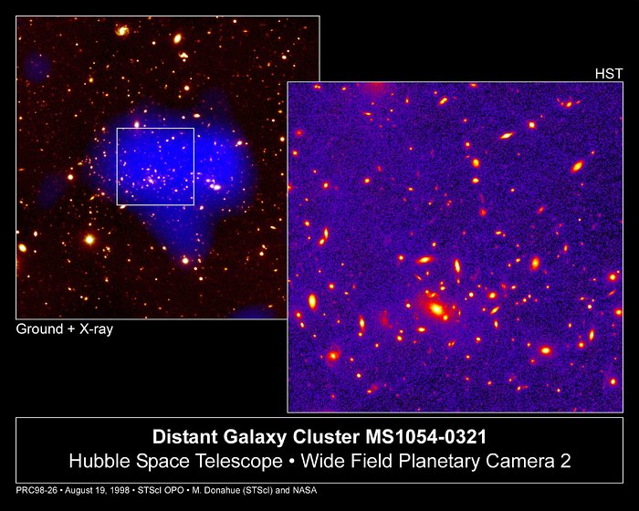 Telescopes Unveil View Of Remote, Massive Galaxy Cluster