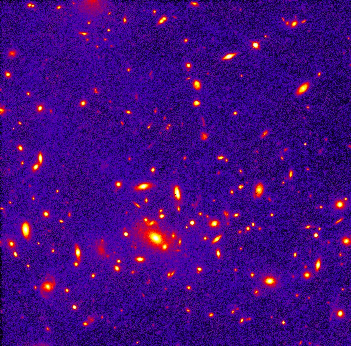 Telescopes Unveil View Of Remote, Massive Galaxy Cluster