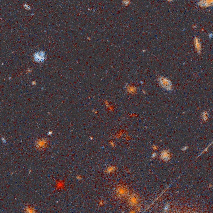 Distant galaxy cluster HST133617-00529