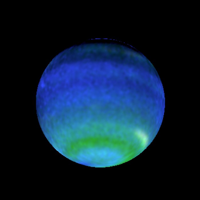 Opposite Hemispheres of Neptune