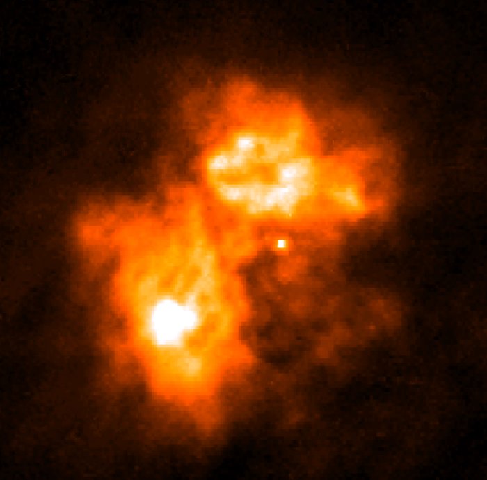 A Butterfly-Shaped 'Papillon Nebula' Yields Secrets of Massive Star Birth