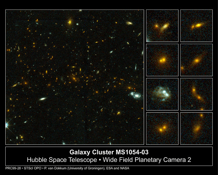 Galaxy Cluster MS1054-03