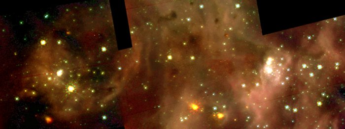 A Grand View of the Birth of 'Hefty Stars' - 30 Doradus Nebula Details (Hubble NICMOS View)