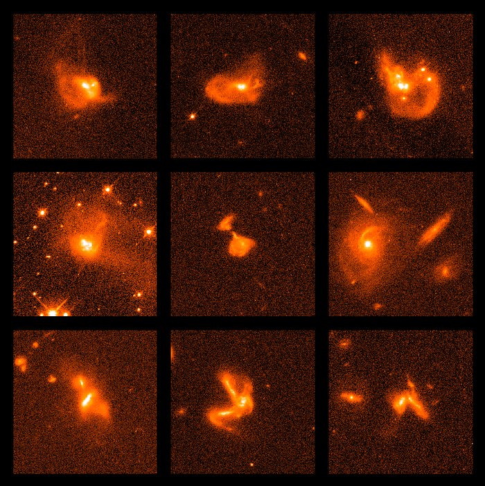 Multiple galaxy collisions