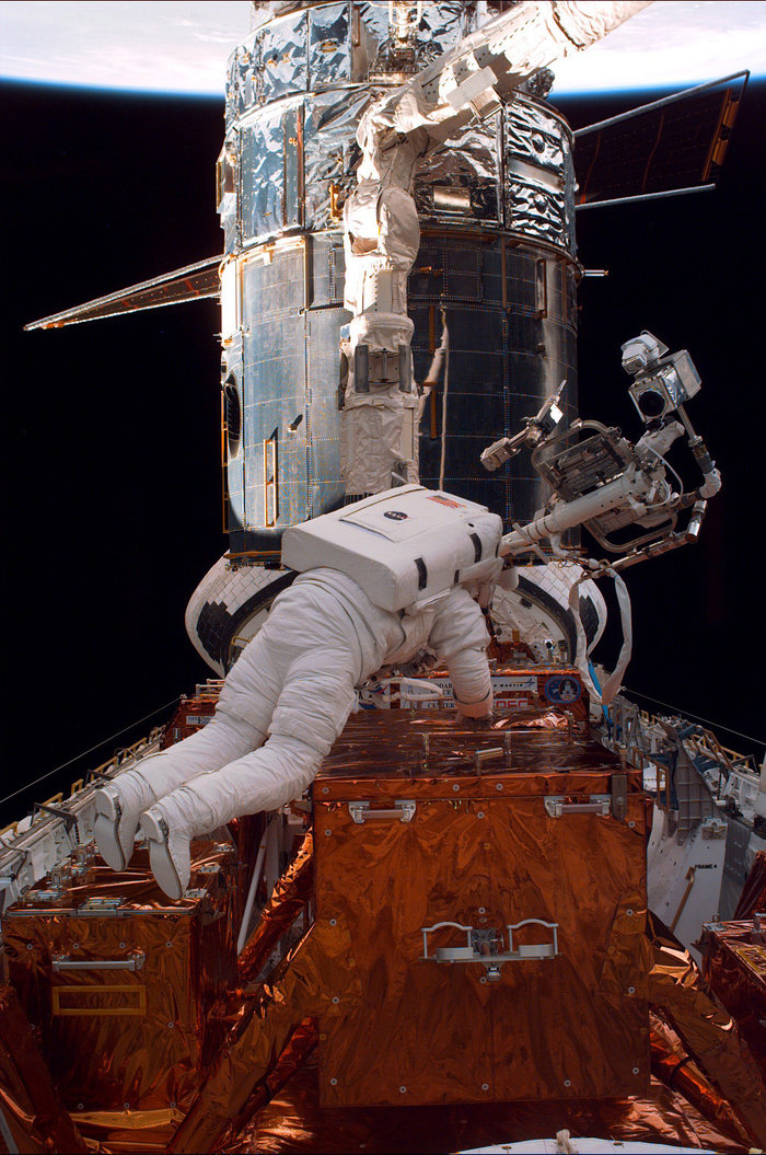 SM2: Astronaut Preparing for EVA