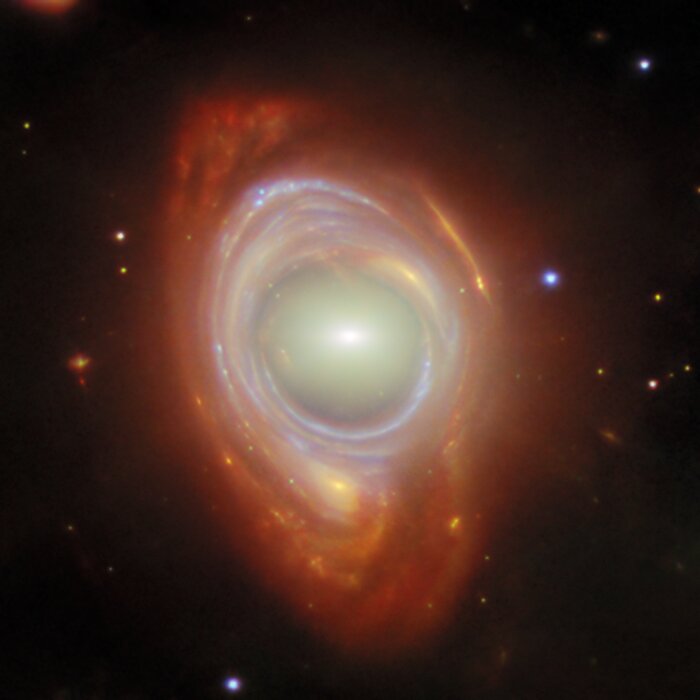 Spying a spiral through a cosmic lens