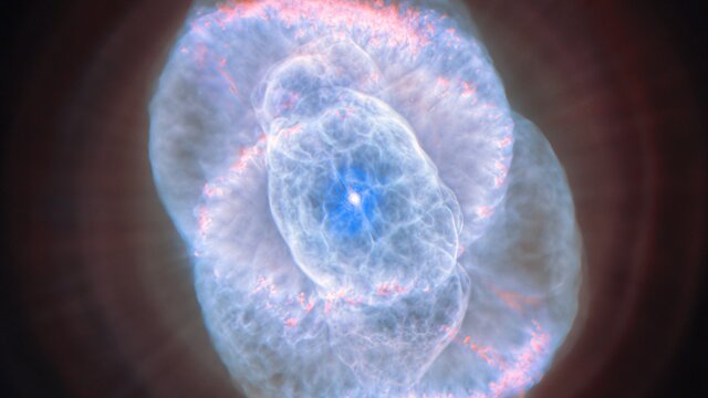 Pan video: Cat's Eye Nebula (Hubble image)